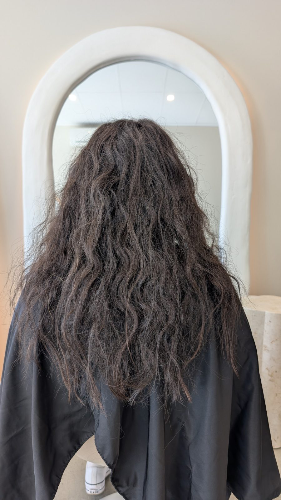 Hair before nanoplasty