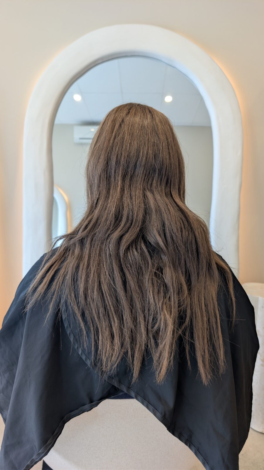 Hair before nanoplasty