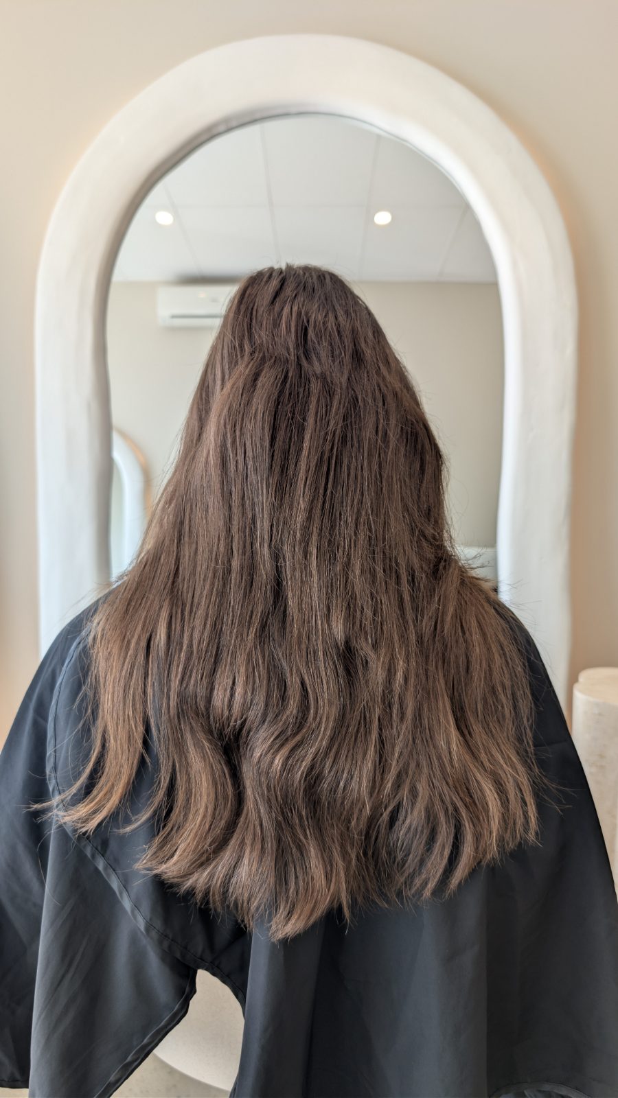 Hair before nanoplasty