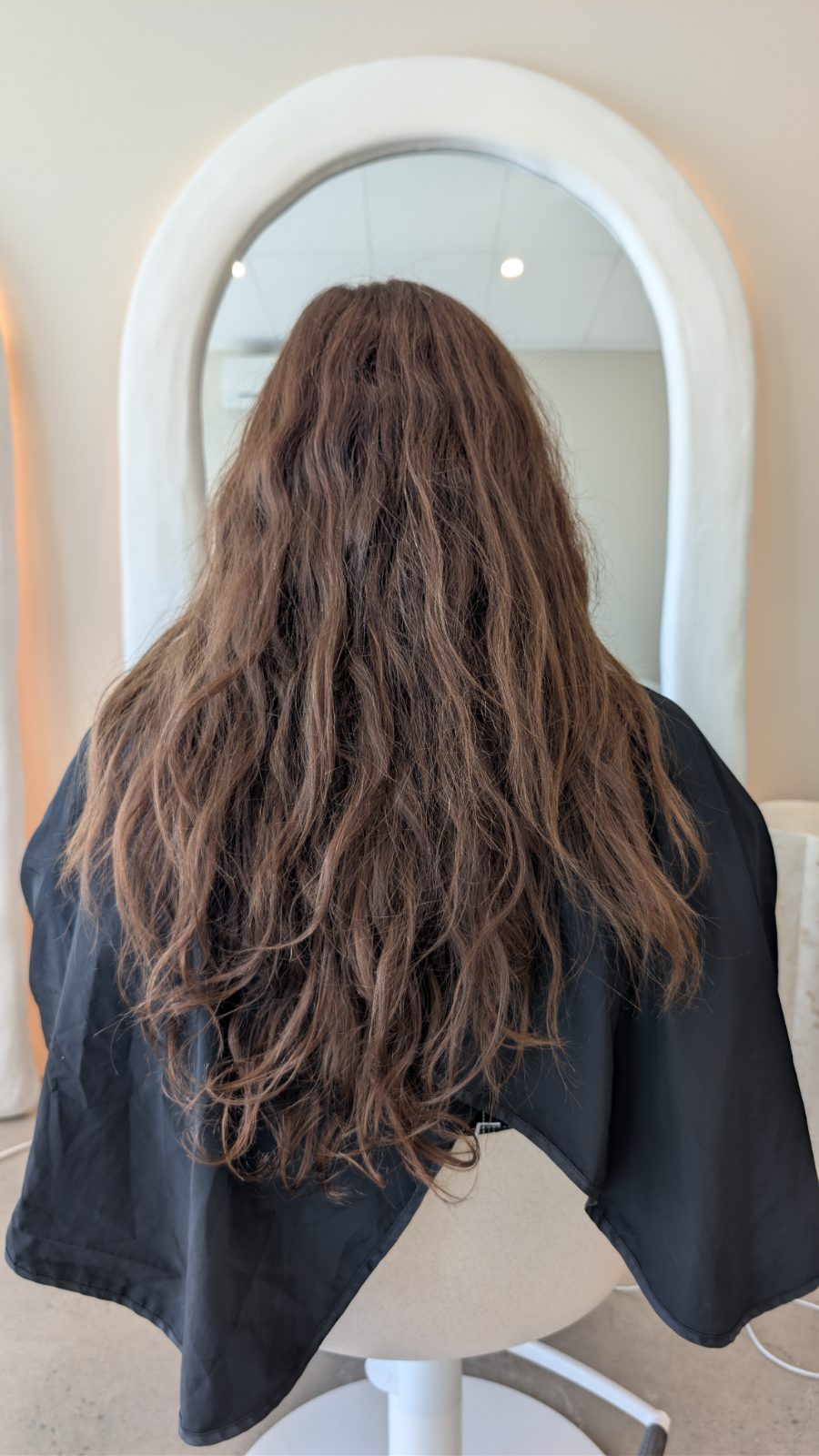 Hair before nanoplasty