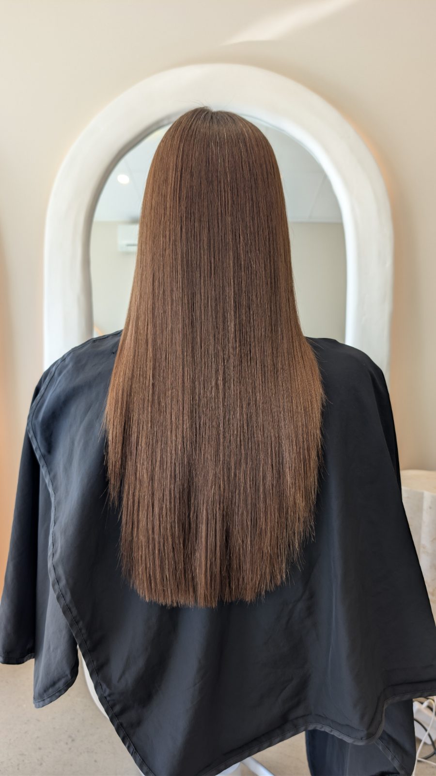 The same hair after nanoplasty