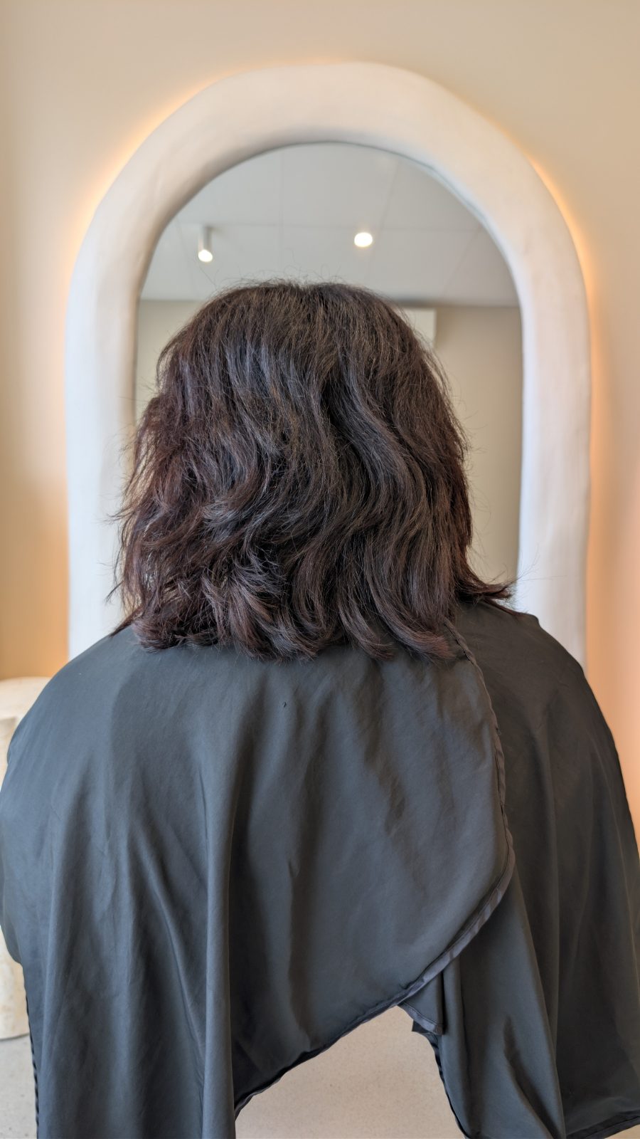 Hair before nanoplasty