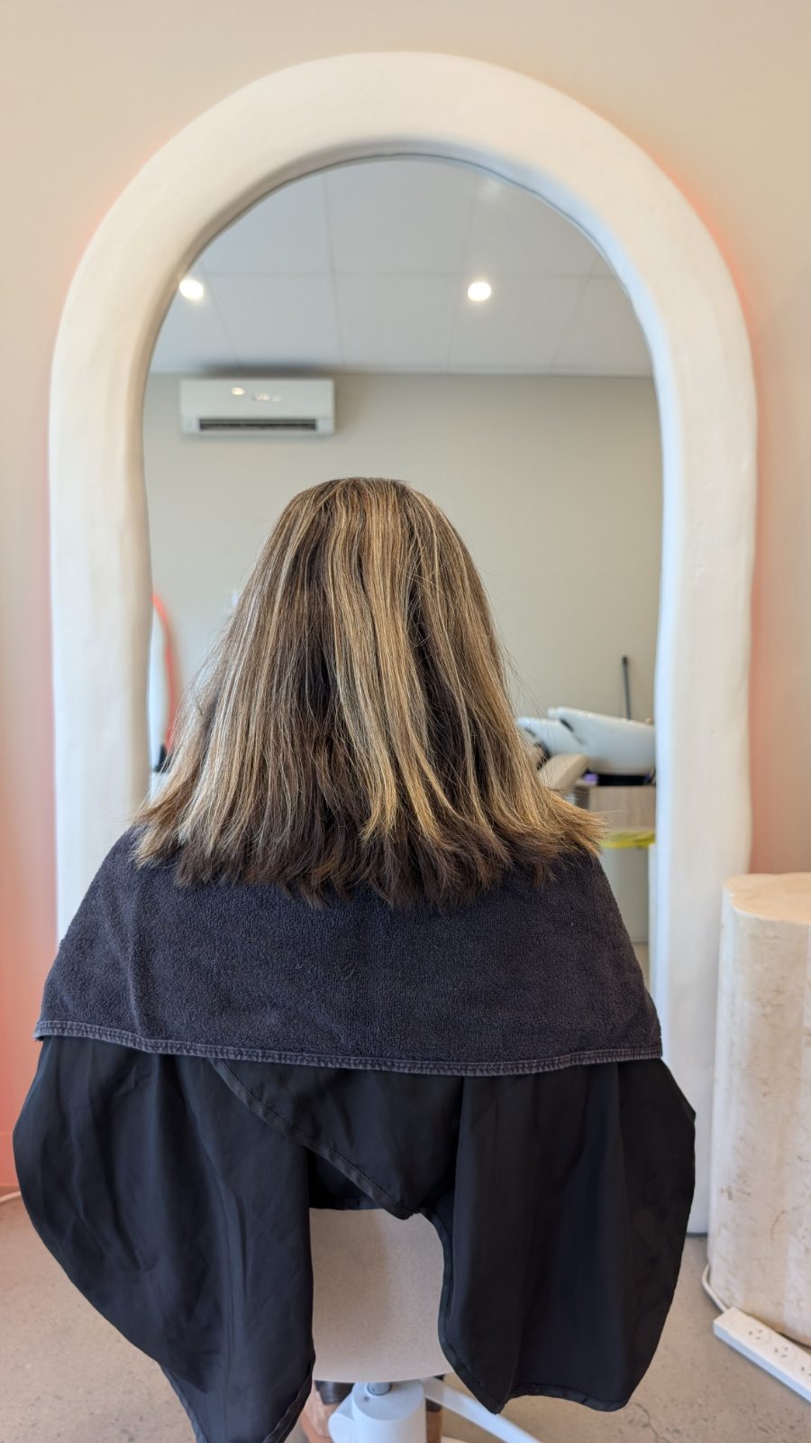 Hair before nanoplasty