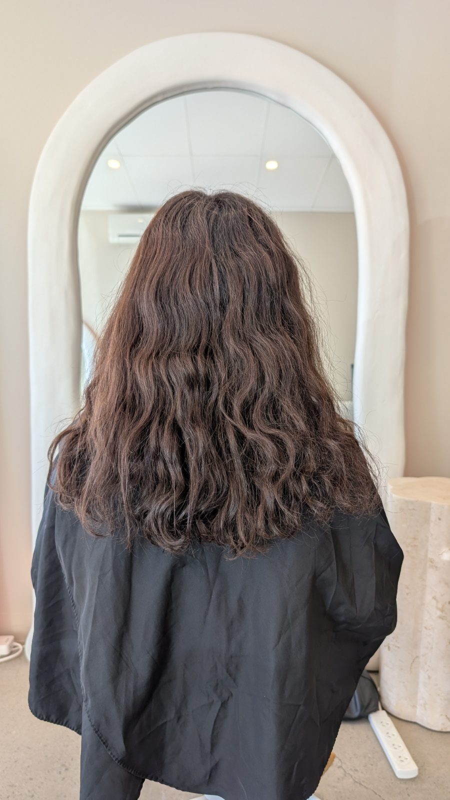 Hair before nanoplasty