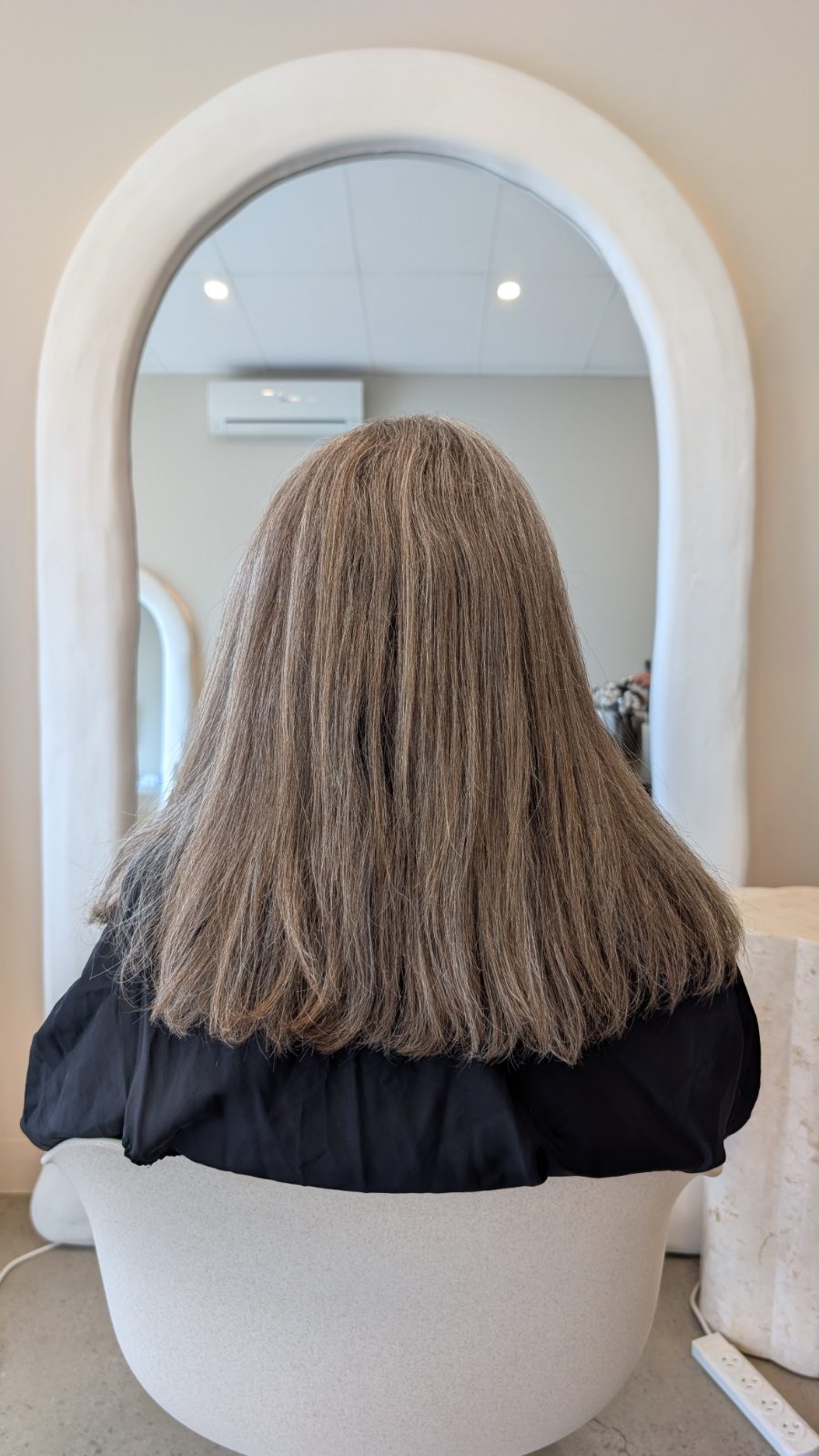 Hair before nanoplasty